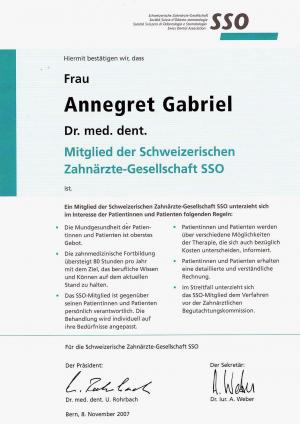 Kieferorthopädie Dr. Gabriel Zertifikat2 Fachpraxis Kieferorthopädie - Zertifikate Dr. Gabriel